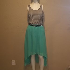 Perfect spring hi lo dress